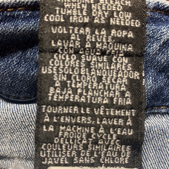 1822 Light Blue Denim Shorts SZ 14 - Picture 2 of 7